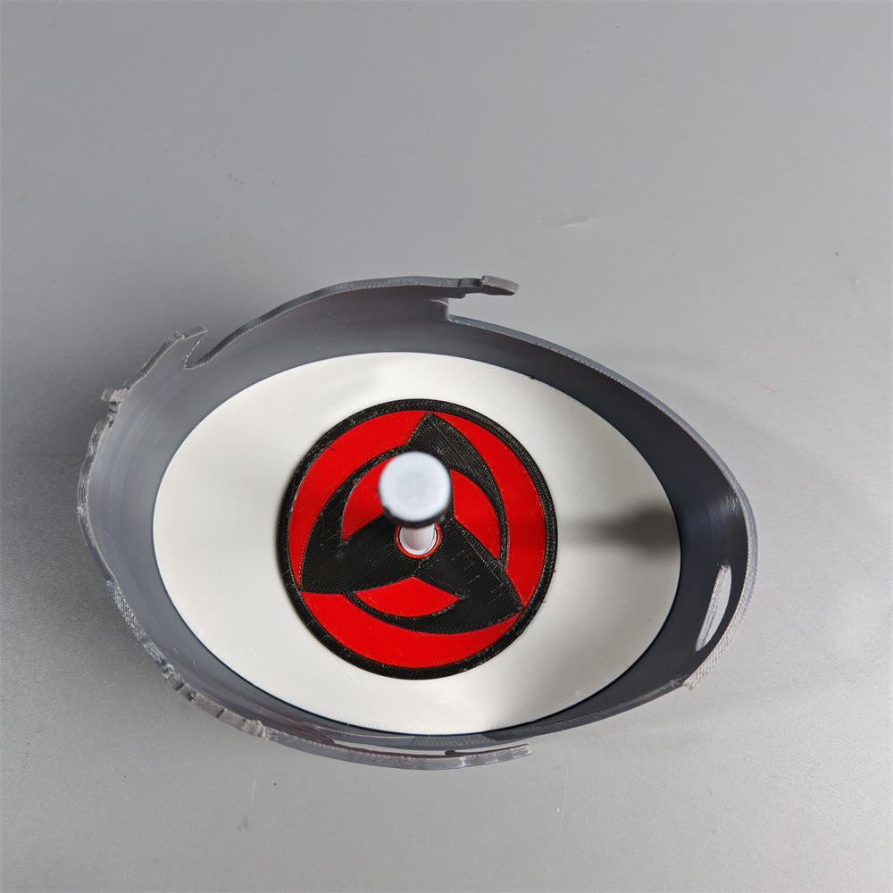 Kakashi lamp front with the Sharingan design